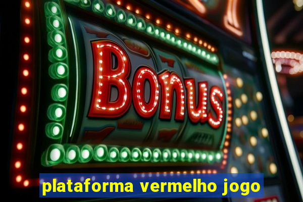 plataforma vermelho jogo